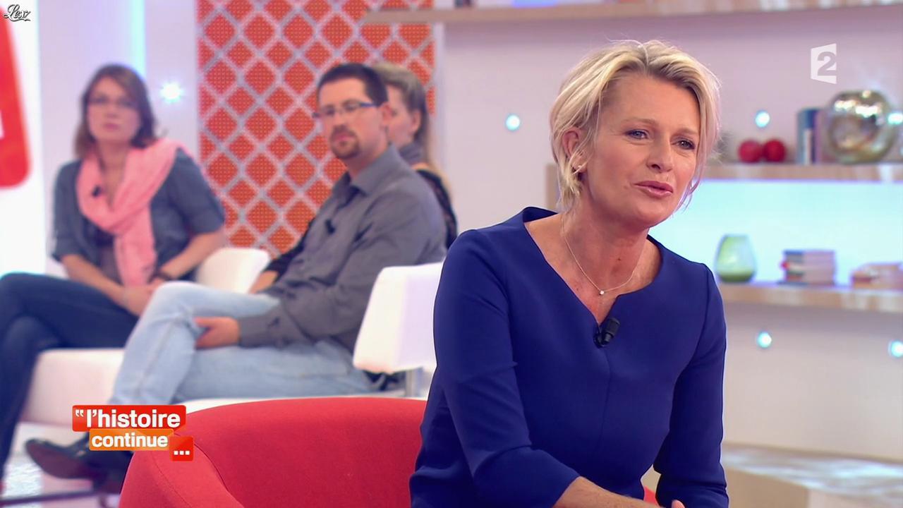 Sophie Davant dans Toute une Histoire. Diffusé à la télévision le 08/10/13.