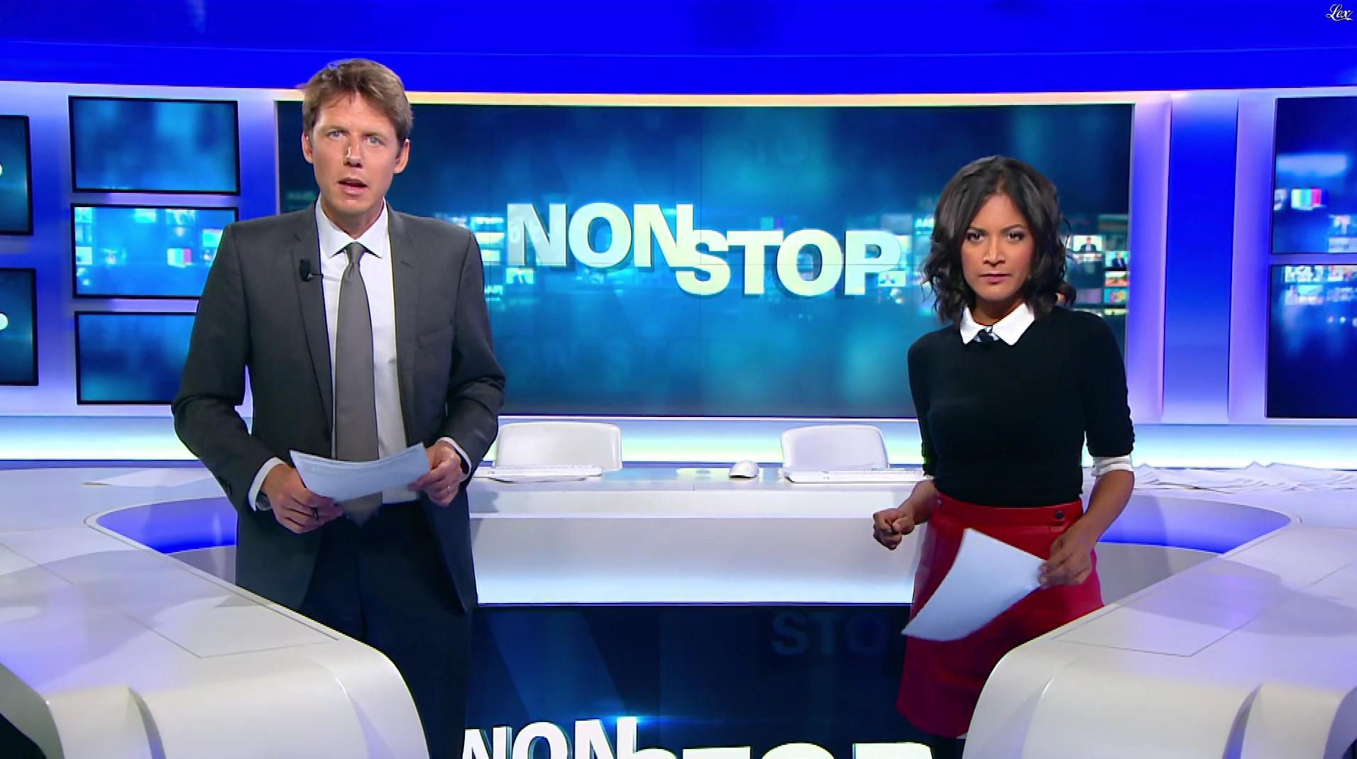 Aurélie Casse dans Non Stop. Diffusé à la télévision le 04/10/17.