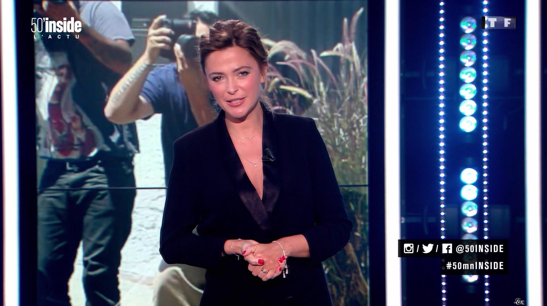 Sandrine Quétier dans 50 Minutes Inside. Diffusé à la télévision le 23/09/17.
