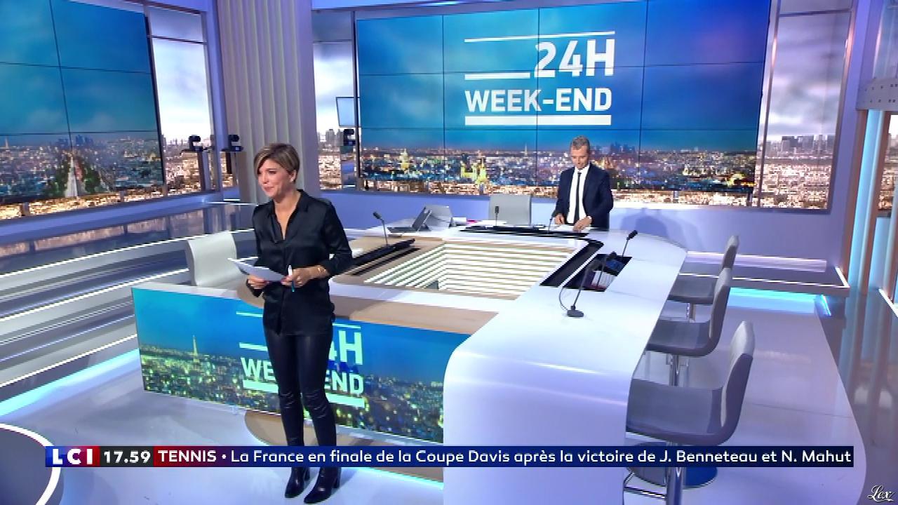 Bénédicte Le Chatelier dans 24h le Week-End. Diffusé à la télévision le 15/09/18.