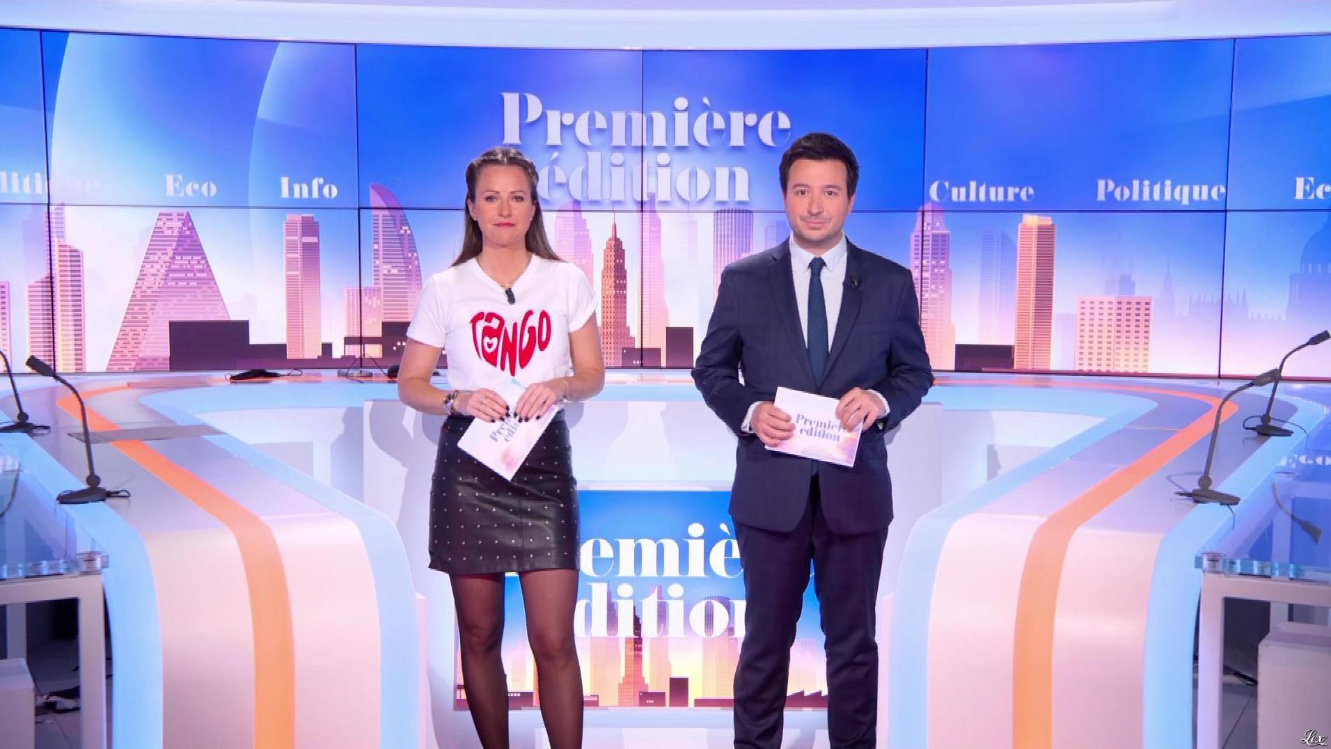 Pauline Pioche dans Première Edition. Diffusé à la télévision le 27/10/21.