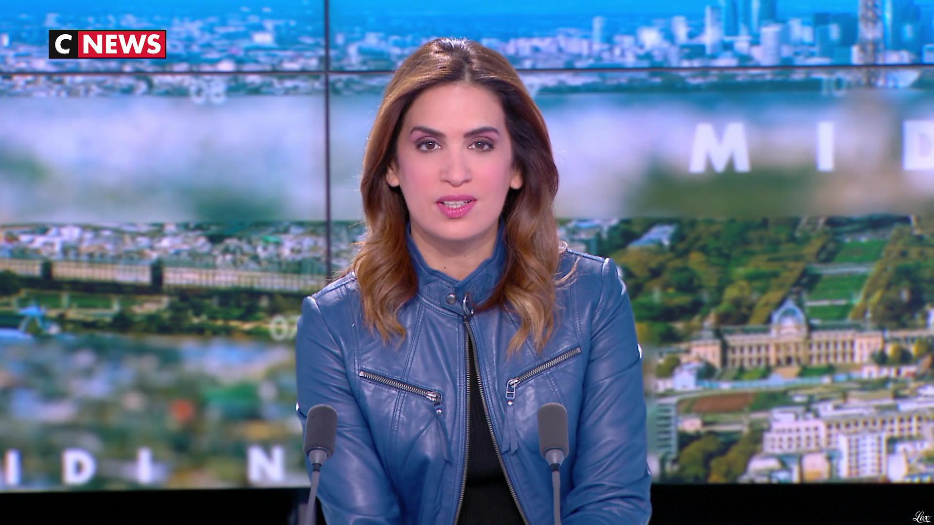 Sonia Mabrouk dans Midi News. Diffusé à la télévision le 11/11/21.