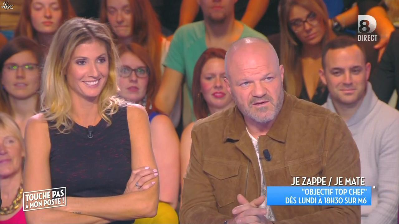 Caroline Ithurbide dans Touche pas à mon Poste. Diffusé à la télévision le 23/10/15.
