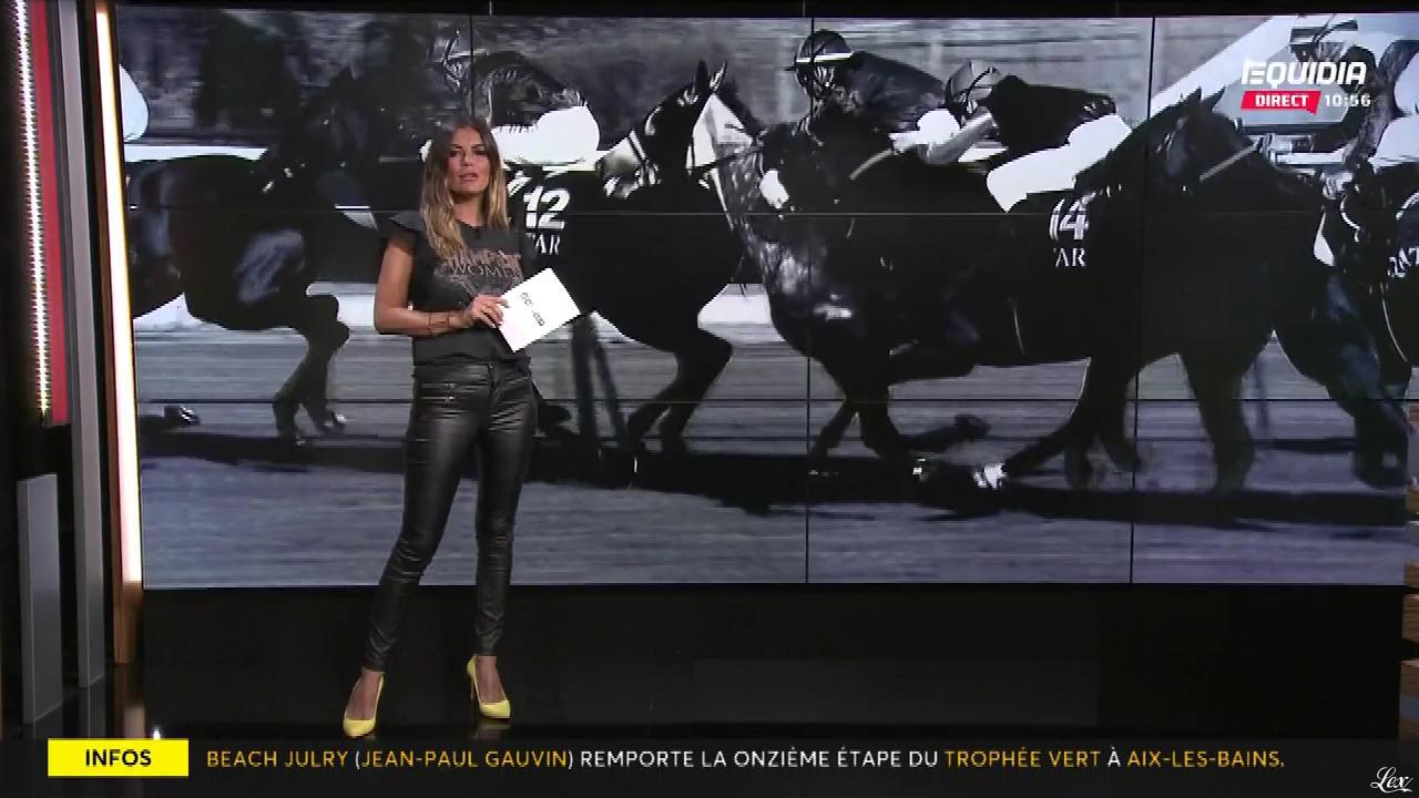 Amélie Bitoun dans le Grand Direct. Diffusé à la télévision le 30/07/18.