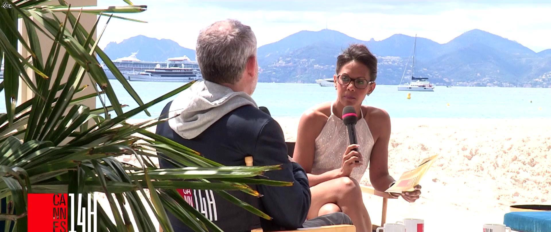 Audrey Pulvar dans Cannes 14h. Diffusé à la télévision le 15/05/18.