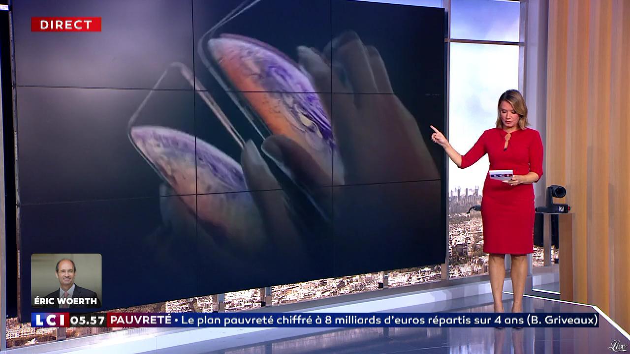 Pascale De La Tour Du Pin dans la Matinale. Diffusé à la télévision le 13/09/18.