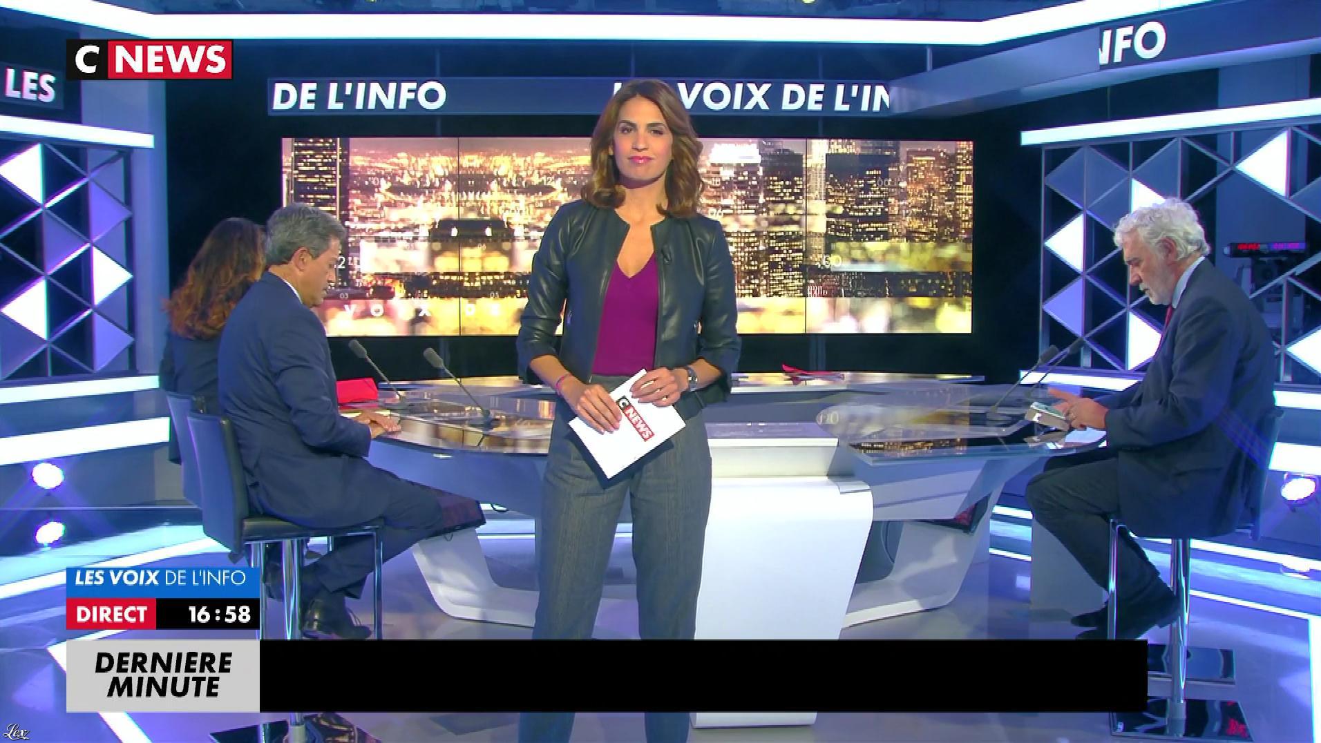 Sonia Mabrouk dans les Voix de l'Info. Diffusé à la télévision le 11/09/17.