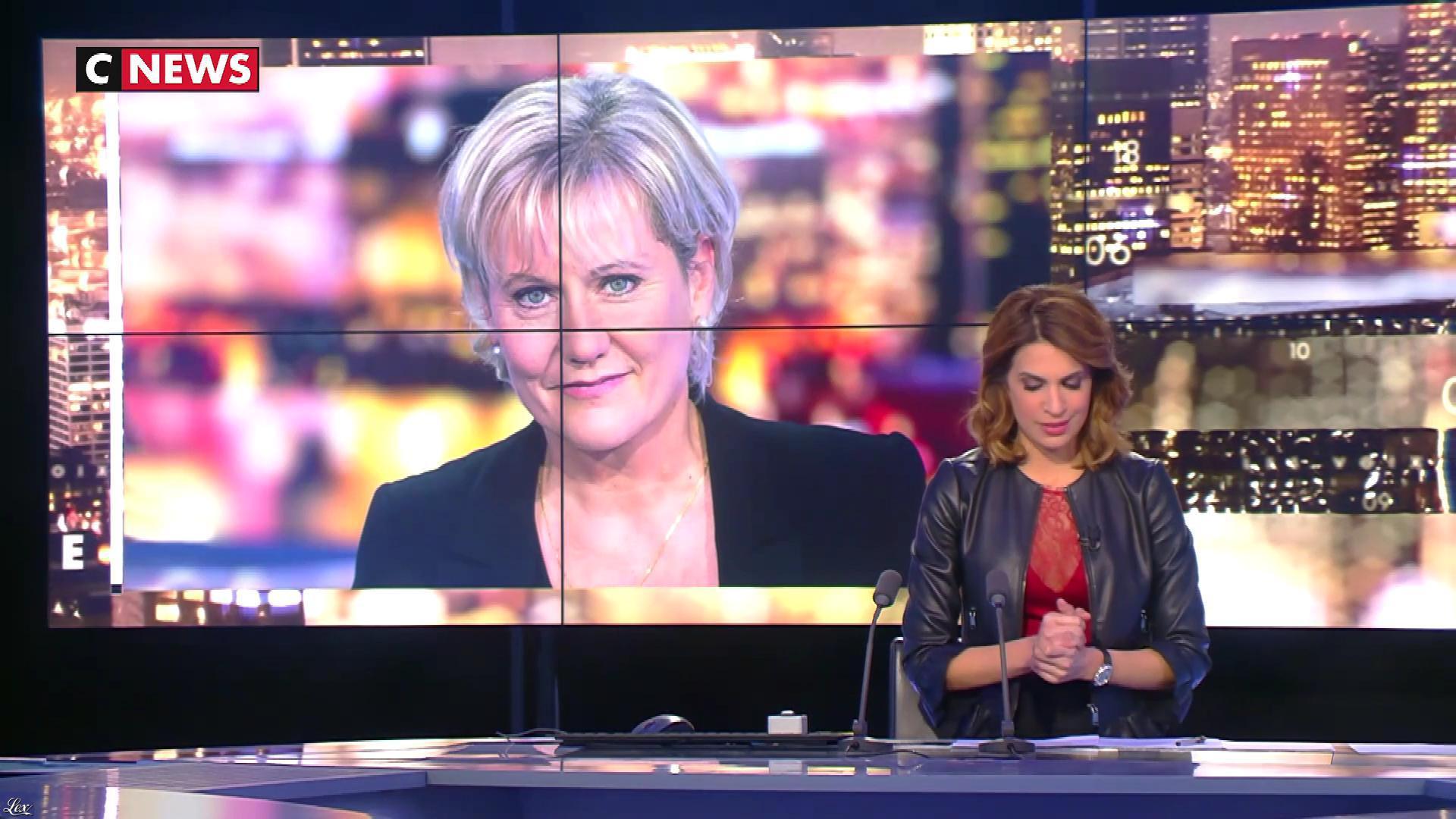 Sonia Mabrouk dans les Voix de l'Info. Diffusé à la télévision le 20/03/18.