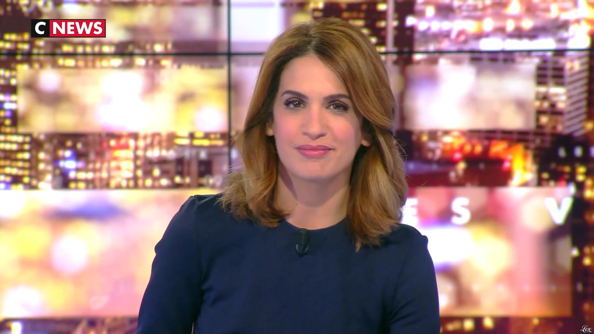 Sonia Mabrouk dans les Voix de l'Info. Diffusé à la télévision le 28/03/18.